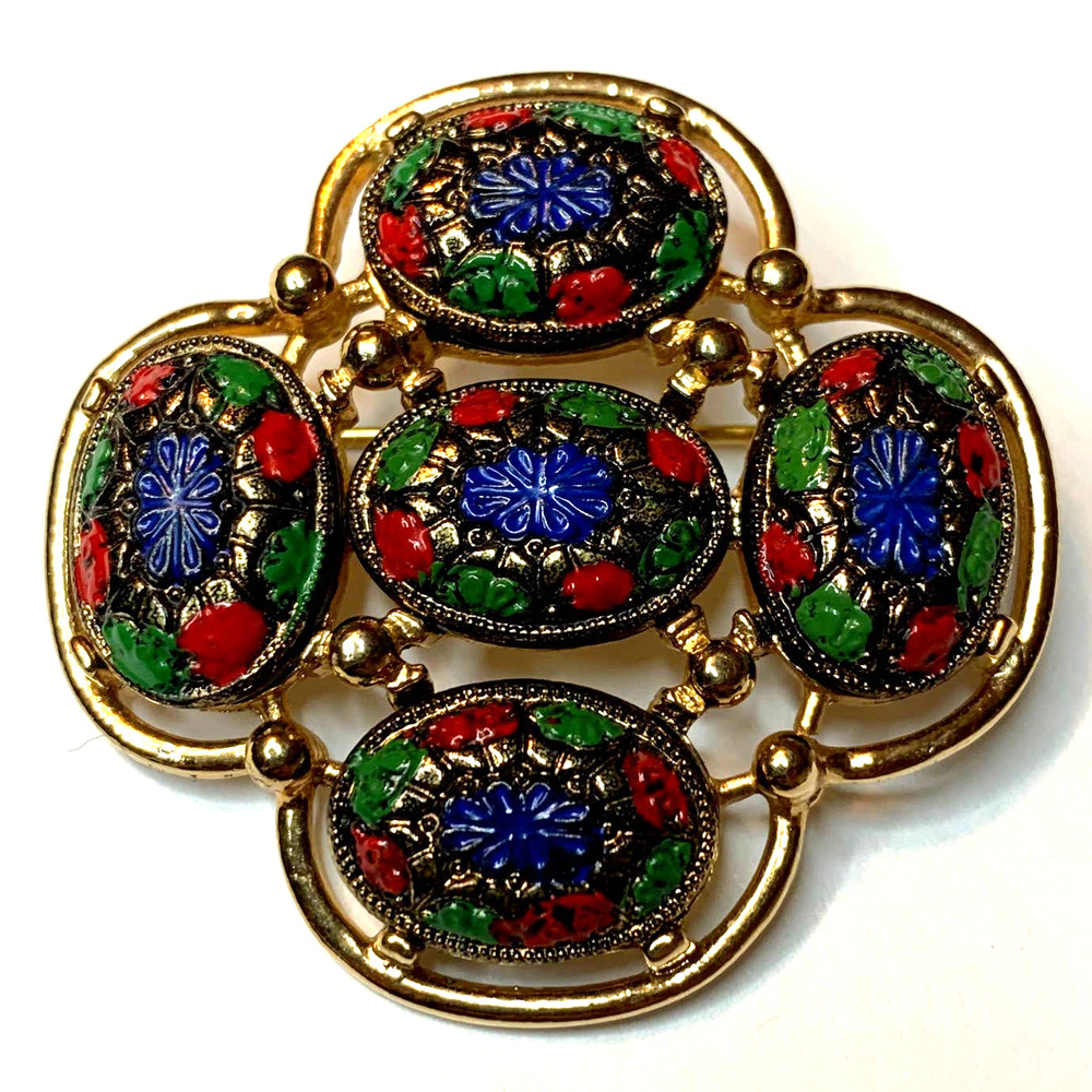Vintage Sarah Coventry Light of the East Brooch Pin